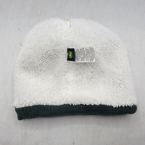 John Deere Kids Pom Pom Beanie Hat Green Tractor This Is How I Roll Winter Warm - Picture 4 of 6